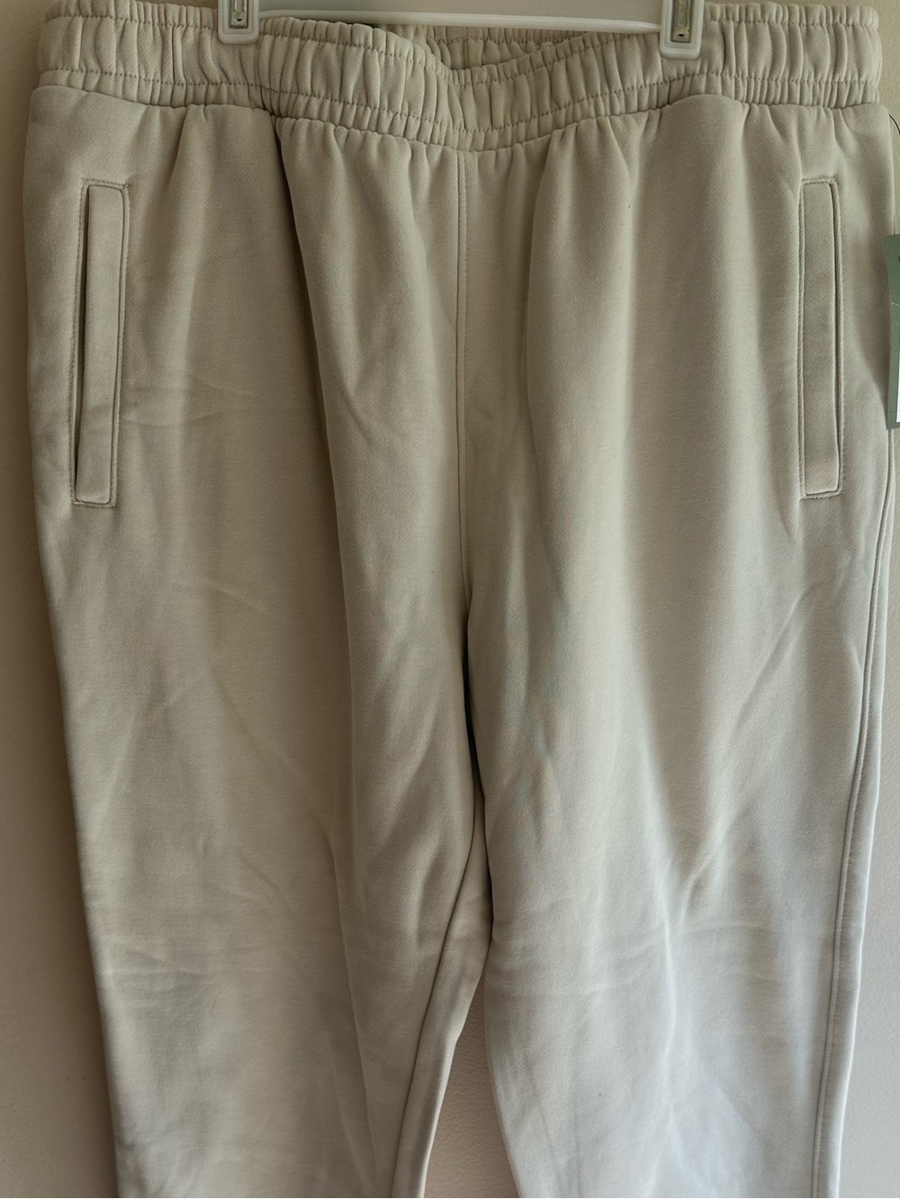 a new day Men's Light Beige Jogger Sweatpants